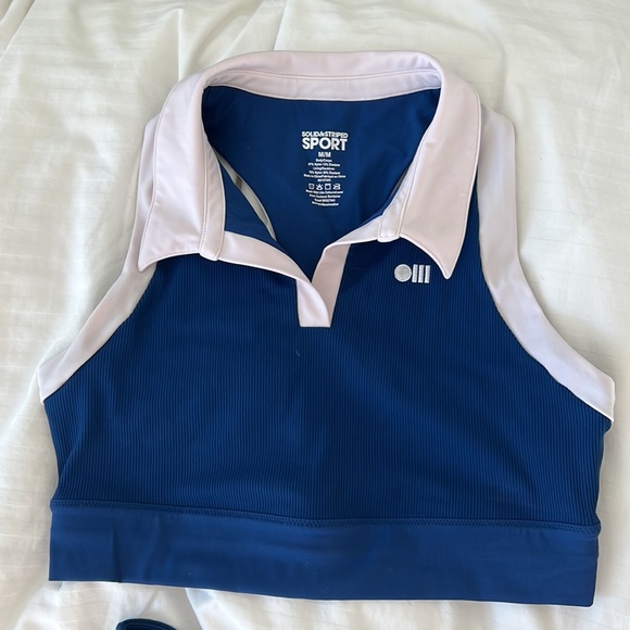 Solid & striped sport set - Picture 4 of 8